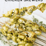 Lemon Oregano Chicken Skewers