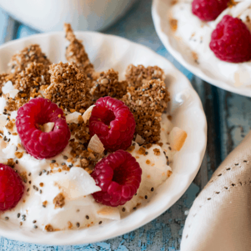 Coconut Oat Chia Squares