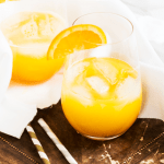 citrus juice with ice