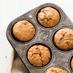 protein rich cream cheese stuffed carrot cake muffins