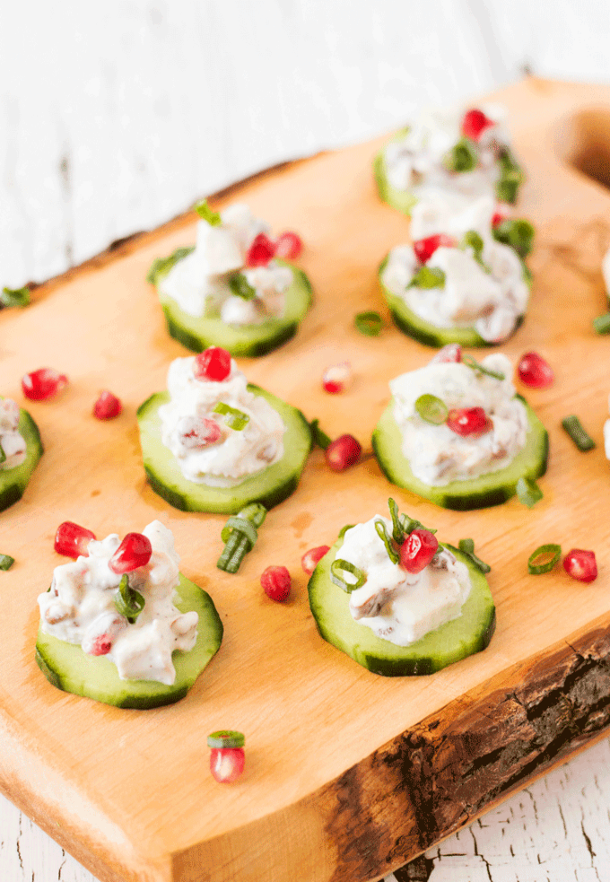 pomegranate chicken salad