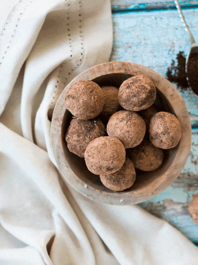 mocha bliss balls