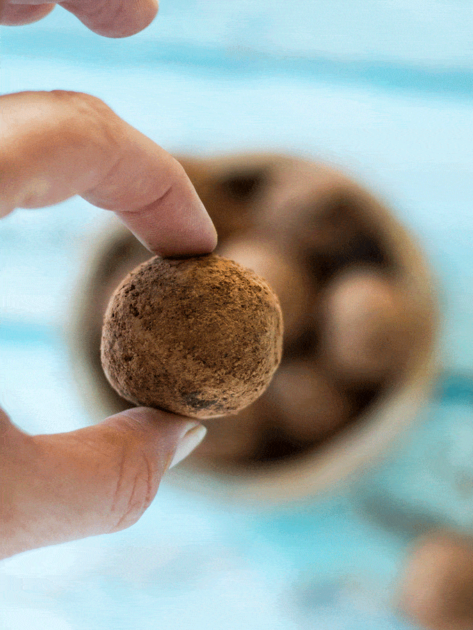 mocha bliss balls