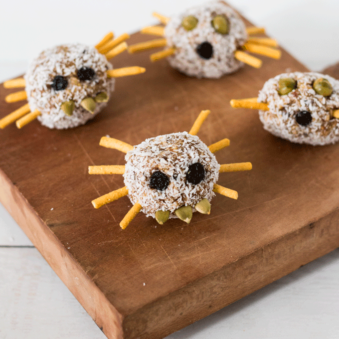 Halloween Breakfast Bliss Balls