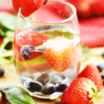 basil berry water