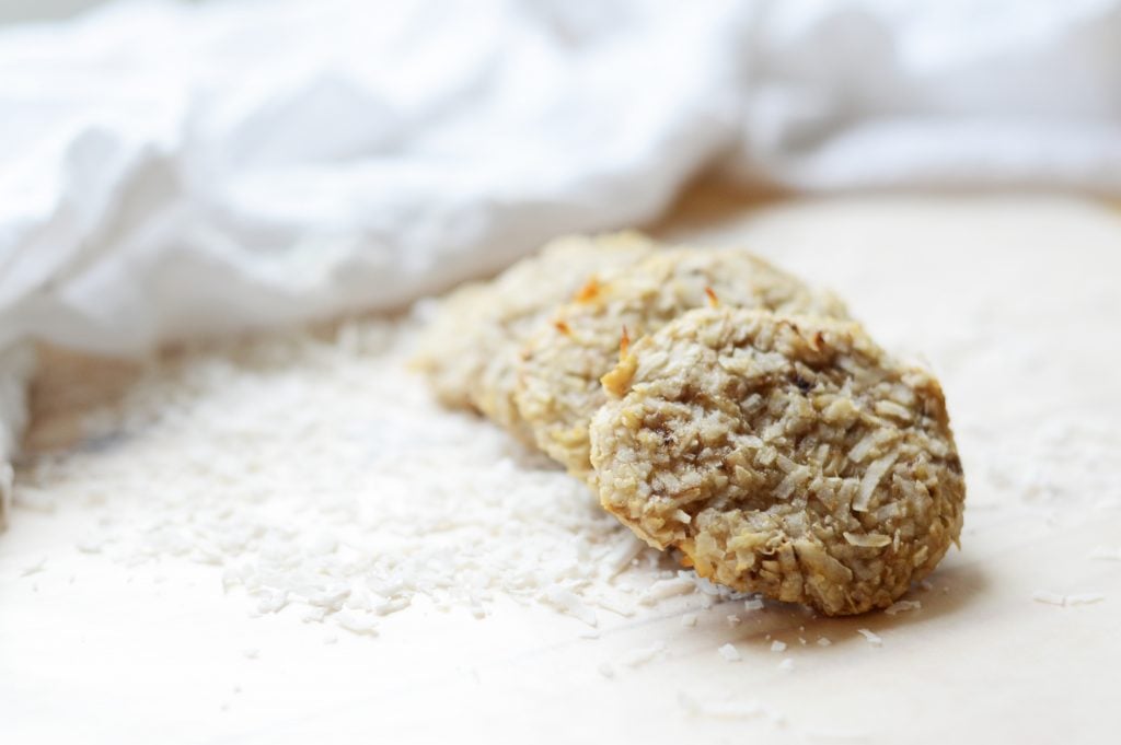 banana coconut cookies