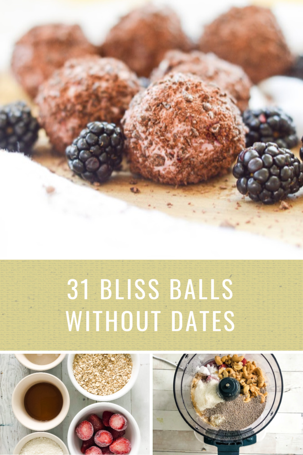 31 Scrumptious Bliss Balls Without Dates Whole Food Bellies