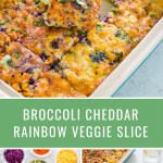 Rainbow veggie slice