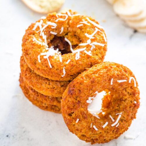 Baked Turmeric Oatmeal Banana Donuts Whole Food Bellies