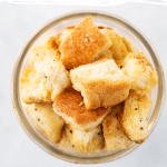 homemade croutons