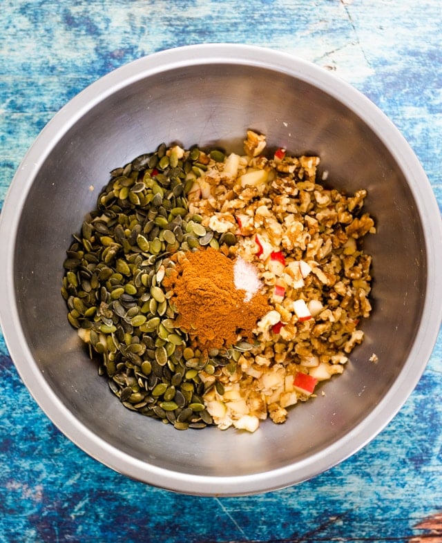 Ingredients for homemade granola