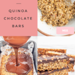 Quinoa chocolate superfood bar pin