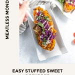 Stuffed sweet potato