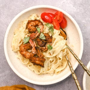 creamy cajun shrimp pasta alfredo