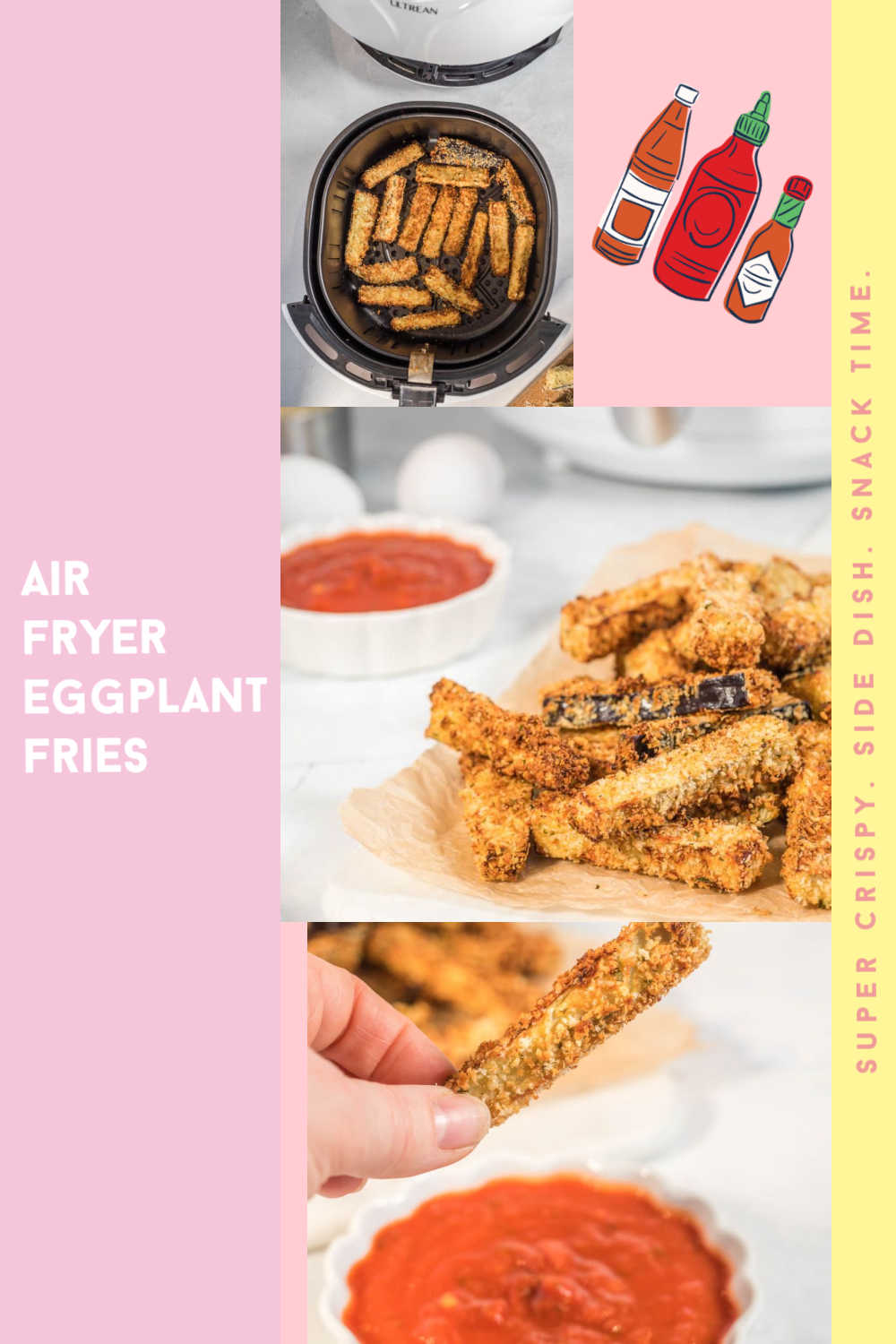 Super Crispy Air Fryer Eggplant Fries Recipe Whole Food Bellies