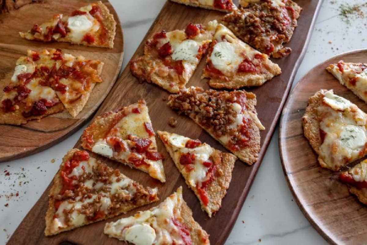 Low Carb Chicken Pizza Crust Recipe - Whole Food Bellies