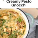 One Pan Creamy Pesto Gnocchi Recipe