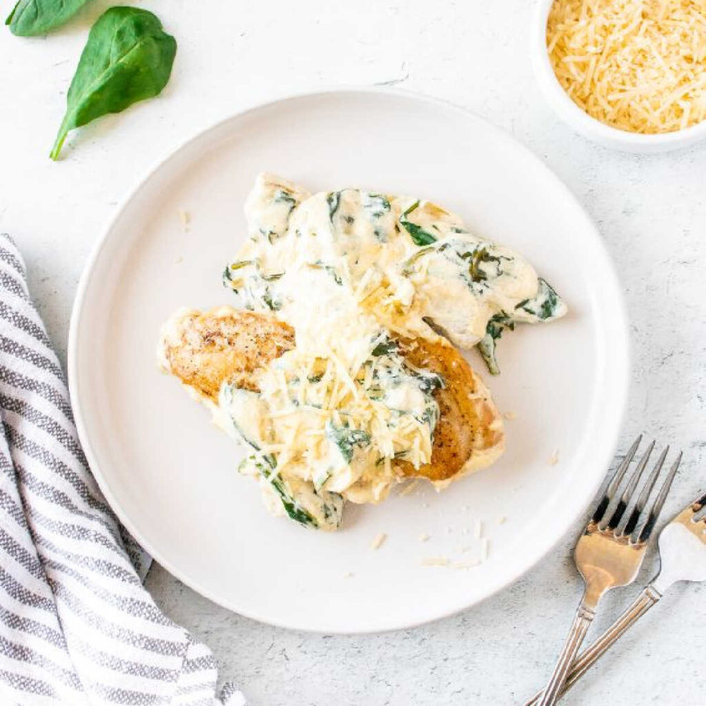 Easy One Pan Spinach Artichoke Chicken Breast Recipe Whole Food Bellies