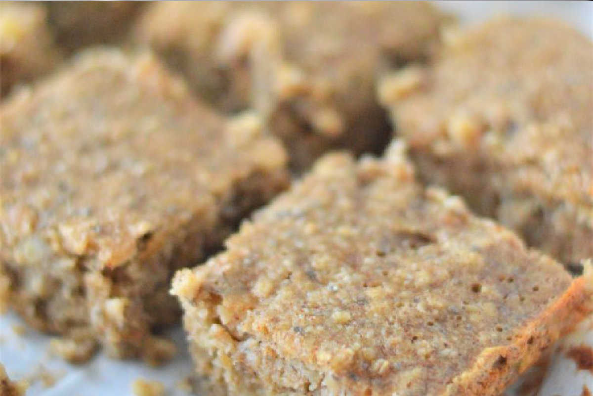 Almond Butter Banana Oatmeal Bars