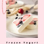 Frozen Greek Yogurt Berry Bites