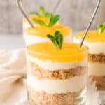 Pineapple No Bake Cheesecake In A Jar